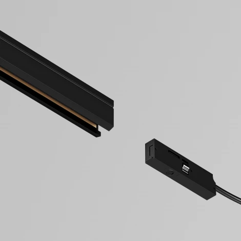 Ввод питания Maytoni Accessories for tracks Levity TRA184B-1B-100 (24V)