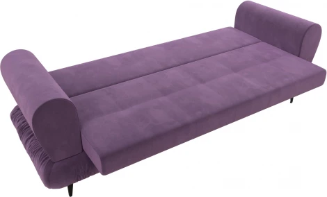 Диван-книжка Лига-045 (Сиреневый/Микровельвет) Лига Диванов арт.122335