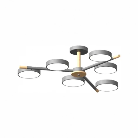 Потолочная люстра светодиодная на штанге LED4U LED4U L3208-800 GR