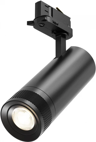 Трековый светильник трехфазный 20W 220V Maytoni Focus Zoom TR198-3-20W2.7K-Z-B (LED, круглые)