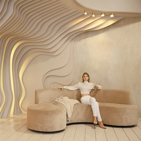 Точечный светильник накладной Wolta WSL-GU10/07G под лампу GU10 Золотой ORO