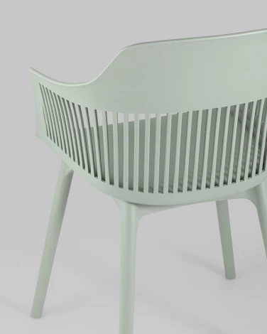 Стул Stool Group Crocus с подушкой серо-зеленый УТ000016942