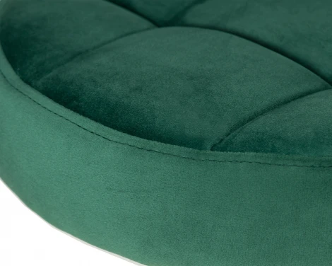 Табурет барный Dobrin BRUNO GOLD (зеленый велюр (MJ9-88))