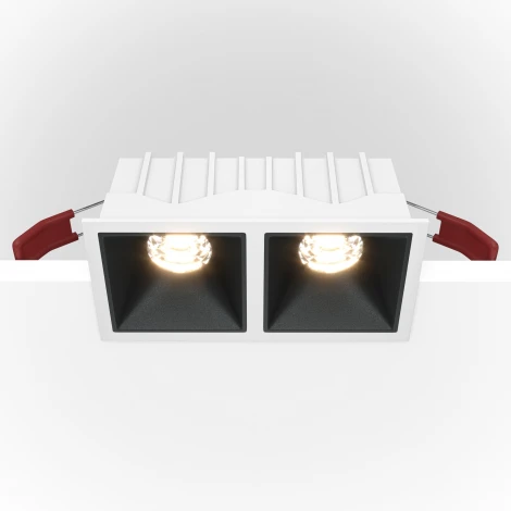 Встраиваемый светильник Alfa LED 3000K 2x10Вт 36° Dim Triac Maytoni Technical DL043-02-10W3K-D-SQ-WB (220V)