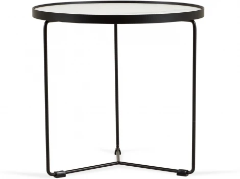 Столик журнальный Fonot low (Керамика/Белый,Черный) ОГОГО Обстановочка! арт.888851