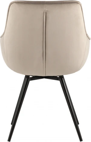 Стул вращающийся Сеул велюр серо-бежевый УТ000035943