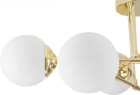 Потолочная люстра на штанге Lampit Fino TC 2003-6 GD (шарики)