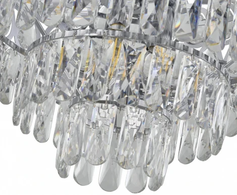 Потолочная люстра хрустальная на штанге Arte Milano Sorrento-2019 372019/7/50/460 CR (220V)