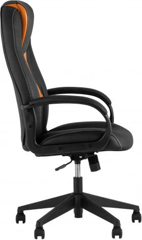 Кресло игровое TopChairs ST-CYBER 8 черный/оранжевый УТ000035041