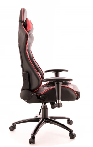 Компьютерное кресло игровое Lotus S10 экокожа красный