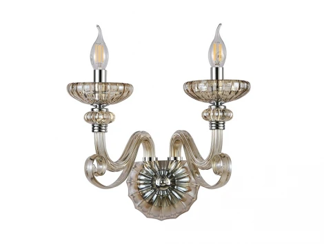 Бра Newport Annette 8622/A chrome cognac