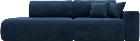 Диван прямой Лига-036 НПБ Модерн подлокотник справа Лига Диванов (Велюр) арт.127707