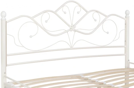 Двуспальная кровать Woodville Виктори 2 160х200 белая 402993