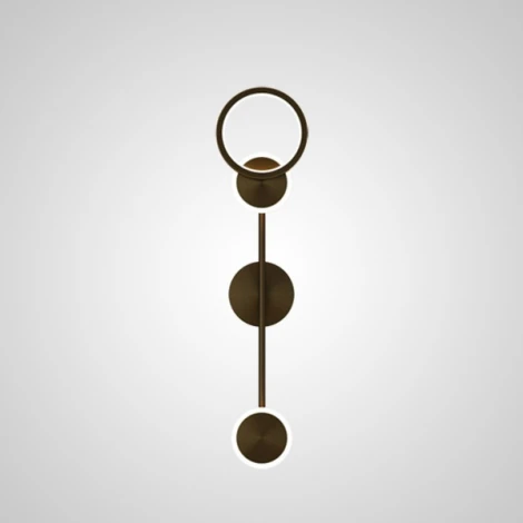 Настенный светильник Wi-Fi Zingy B Black ImperiumLoft Zingy01 (LED, 220V, пульт управления)