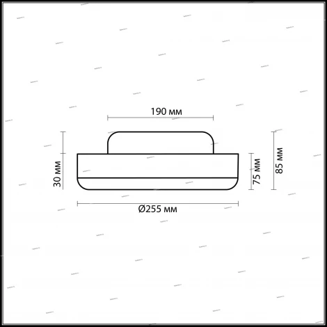 Настенно-потолочный светильник Odeon Light Yun 2177/1C