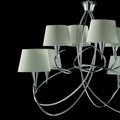 Подвесная большая люстра Mantra Mara 1654 (220V, на цепи)