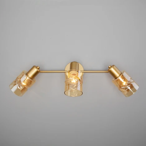 Спот на штанге Eurosvet Ansa 20120/3 перламутровое золото (220V, выключатель)