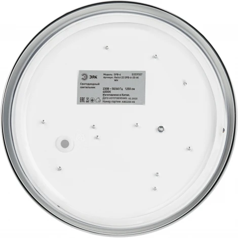 Потолочный светильник светодиодный ЭРА Relict 22 SPB-6-20 4К WH