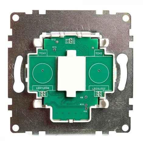 Выключатель сенсорный одноклавишный (белый) Stekker Катрин 50274