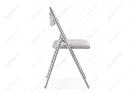 Стул Woodville на металлокаркасе Gikat белый мрамор / светлый мусс 489749