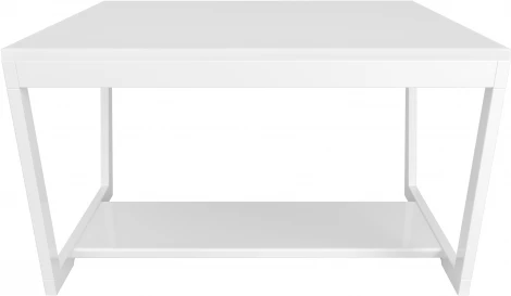 Стол журнальный BeautyStyle 1 белый глянец/стекло белое от фабрики Mebelik