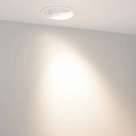 Встраиваемый светильник светодиодный MS-VORTEX-BUILT-R110-20W Day4000 (WH-WH, 40 deg, 230V) (Arlight, IP20 Металл) 057754