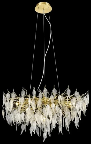 Подвесная люстра Wertmark Daniela WE182.12.403 (220V, на тросе, листья, ветки)