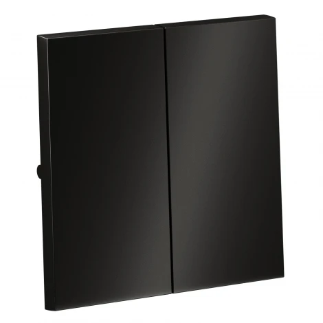 Клавиши для выключателя/переключателя двухклавишного (антрацит) Voltum S70 Metal VLSM000312