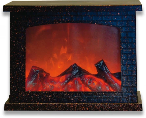 Световая фигура Uniel ULD-L2821-005/DNB/RED BROWN FIREPLACE
