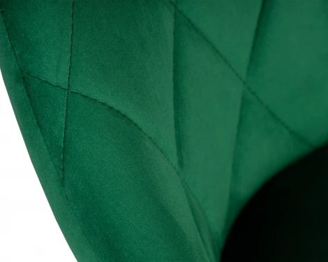 Набор 2 шт стул барный DOBRIN LOGAN BLACK (зеленый велюр (MJ9-88))