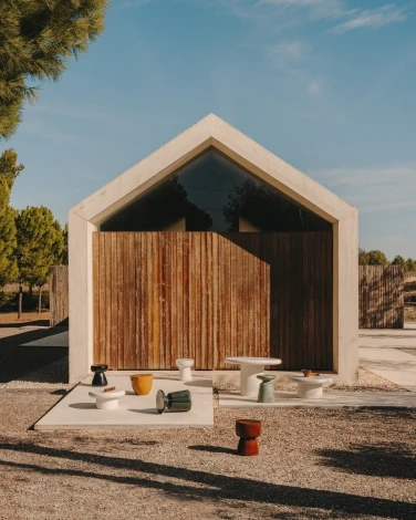 Приставной столик Mesquida из зеленого терраццо Ø 39 La Forma (ex Julia Grup) арт.192179