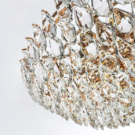 Подвесная люстра хрустальная Modelux MODELUX ML.2363.24 GD