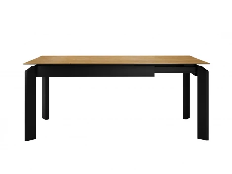 Стол DikLine KT140 керамика HC001 матовая/опоры черные арт.00-00078030