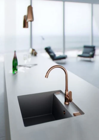 Смеситель Alveus Slim Monarch 1134834 для кухонной мойки, copper