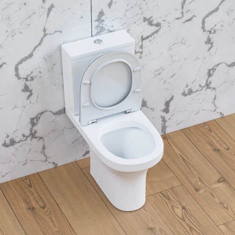 Унитаз-компакт Damixa Skyline DX35C8600SC безободковый, с микролифтом