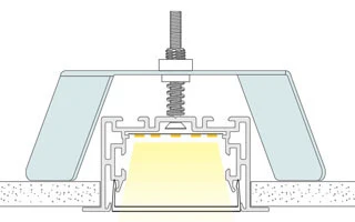 Держатель S2-LINIA55-F Set (Металл) 021191