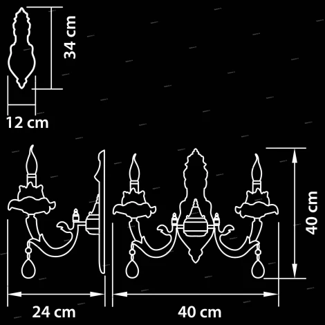 Бра Osgona Anemone 714624