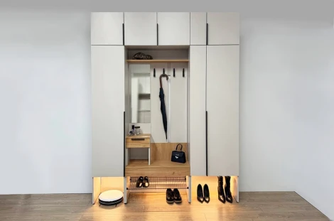 Шкаф двухдверный L600 Баско Mebelson (ЛДСП)арт.173777,3367