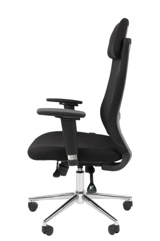 Офисное кресло Chairman 500LUX Россия ткань T черный/TW-01 черный 7210649