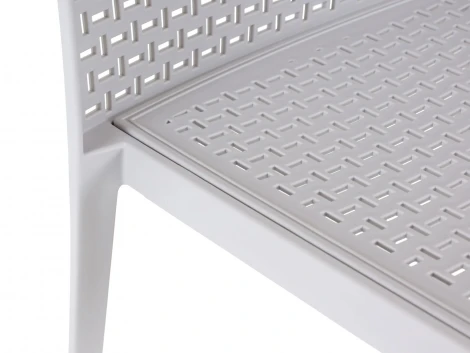 Комплект стульев Bottega 4 шт. ОГОГО Обстановочка! 966308 (Пластик/Светло-серый)