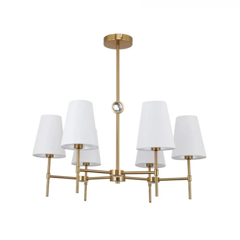 Потолочная люстра на штанге Arte Lamp Daniella A4104LM-6PB