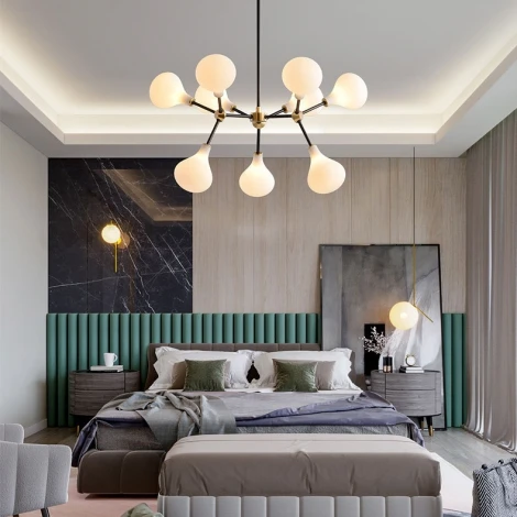 Потолочная люстра на штанге Anker L9 ImperiumLoft Anker01 (193416-23) (220V)