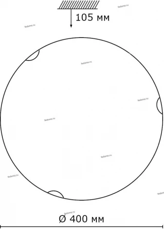 Настенно-потолочный светильник Sonex Vuale 208