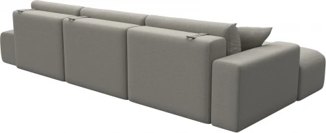 Диван угловой Лига-036 НПБ Модерн Лонг левый угол Лига Диванов (Рогожка) арт.125470L