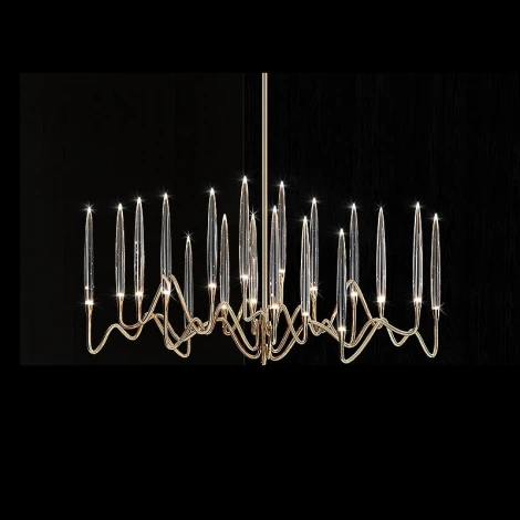 Потолочная люстра на штанге Fluorite Il Pezzo SP1008-12P