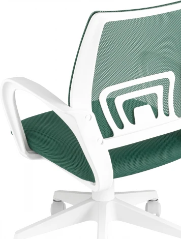 Кресло офисное TopChairs ST-BASIC-W зеленый крестовина пластик белый УТ000035495
