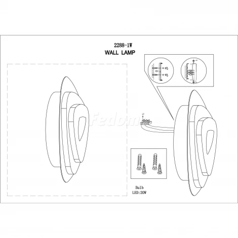 Настенный светильник F-Promo Ledolution 2288-1W