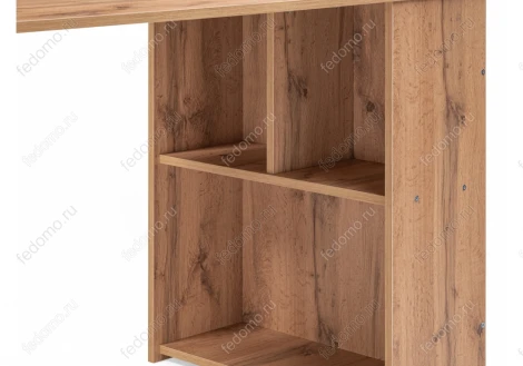 Письменный стол Notta Битти Лофт 116х60х75 дуб вотан / черный матовый 495410