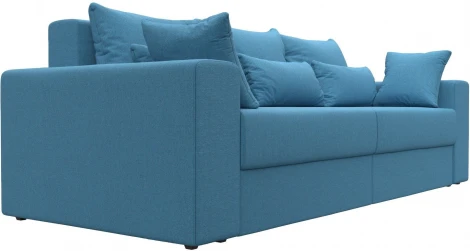 Диван прямой Майами (Голубой/Рогожка) Лига Диванов арт.121155