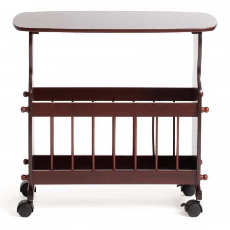 Журнальный столик с газетницей SR-0939-3 Бежевая ткань (NTV-04), Cherry/вишня (дерево)